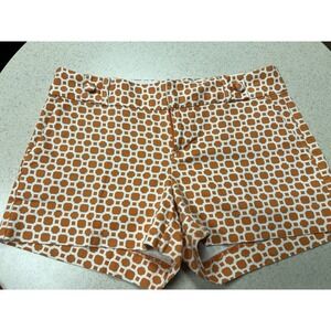 Banana Republic Ryan Fit SHORT orange geometric Size  4